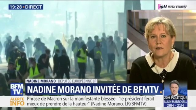 Nadine Morano sur les manifestations de gilets jaunes: Le président est incapable de régler cette crise