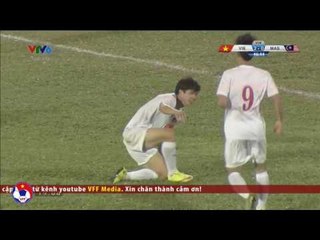 Công Phượng bỏ lỡ đáng tiếc cơ hội nâng tỷ số lên 3-0 cho U23 Việt Nam