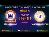 FULL | TÂN HIỆP HƯNG (5-4) SANEST TOURIST KH | VÒNG 3 - LƯỢT VỀ FUTSAL VĐQG HD BANK CUP 2017