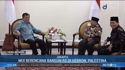 MUI Minta Dukungan JK Bangun Rumah Sakit di Palestina