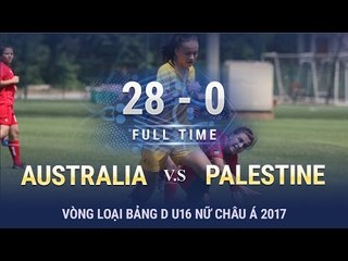 U16 NỮ AUSTRALIA 28-0 U16 NỮ PALESTINE | HIGHLIGHTS