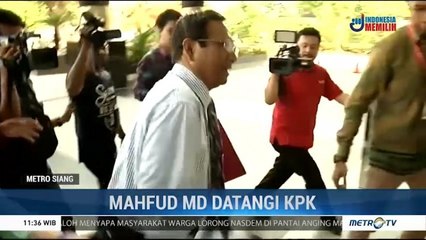Mahfud MD Datangi Gedung KPK