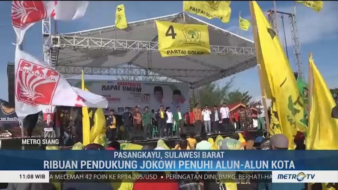 Kampanye Akbar Jokowi-Ma'ruf di Pasangkayu Dihadiri Ribuan Pendukung