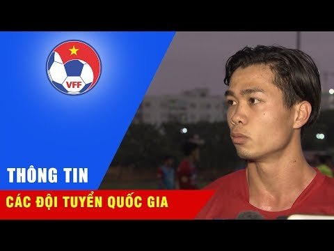 Công Phượng tỏ rõ quyết tâm trong buổi tập đầu tiên cùng các đàn em