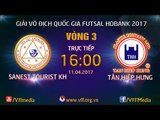 FULL | SANEST KHÁNH HÒA (2-2) TÂN HIỆP HƯNG | VÒNG 3 - VCK GIẢI VĐQG FUTSAL HD BANK 2017