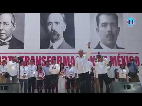 Mitin de agradecimiento de López Obrador en Tuxtla Gutiérrez