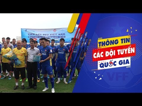 Nhà tài trợ cúp tứ hùng Vinaphone tới thăm hỏi động viên ĐT Olympic Việt Nam | VFF Channel