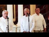 AMLO y el gobernador de Tabasco, Arturo Núñez, dan mensaje tras reunión