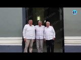 Andrés Manuel es recibido por el gobernador de Tabasco