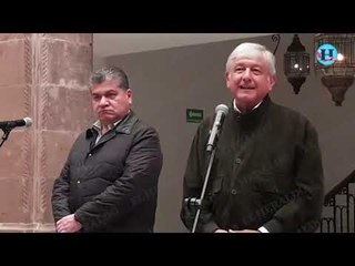 López Obrador da mensaje junto a el gobernador de Coahuila