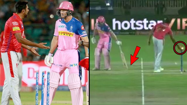 Jos Buttler's Unusual Run Out By Kings XI Punjab Skipper Ravichandran Ashwin