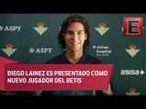Diego Lainez es presentado con el Real Betis