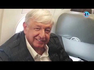 Por mal clima se retrasa vuelo de López Obrador a Chiapas