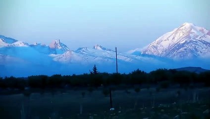 Durdjura at sunset.  ^جرجرة عند غروب الشمس