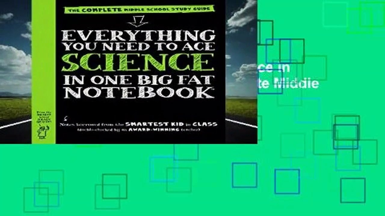 Everything You Need to Ace Science in One Big Fat Notebook: The Complete Middle School Study