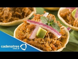 Receta de Sopes de Cochinita / Sopes de Cochinita