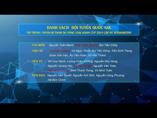 Công bố danh sách tập trung ĐTQG | Nhấn tố mới - hy vọng mới