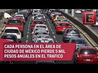 Vivir en el tráfico le cuesta 5 mil pesos anuales a cada persona en CDMX