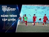 ĐT Việt Nam tập buổi đầu tiên trên đất Lào | VFF Channel