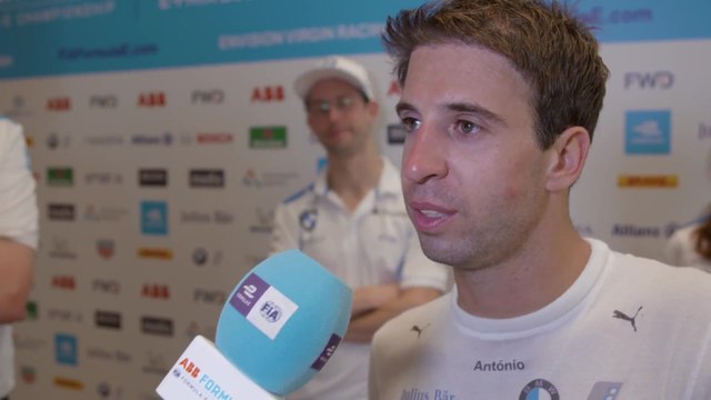 Formula-E FWD Sanya E-Prix - Antonio Felix da Costa Reazione