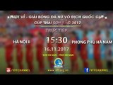 FULL | Hà Nội II vs Phong phú Hà Nam | Lượt về Giải bóng đá nữ VĐQG Cúp Thái Sơn Bắc 2017