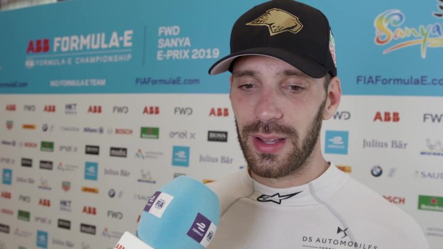 Formula-E FWD Sanya E-Prix - Jean-Eric Vergne Reacción