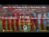 FULL | TP. Hồ Chí Minh II vs Phong Phú Hà Nam | Lượt về giải VĐQG nữ 2017 cúp Thái Sơn Bắc