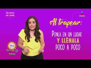 Mercedes D' Acosta te da tips para evitar que el trabajo en casa te lastime | Sale el Sol