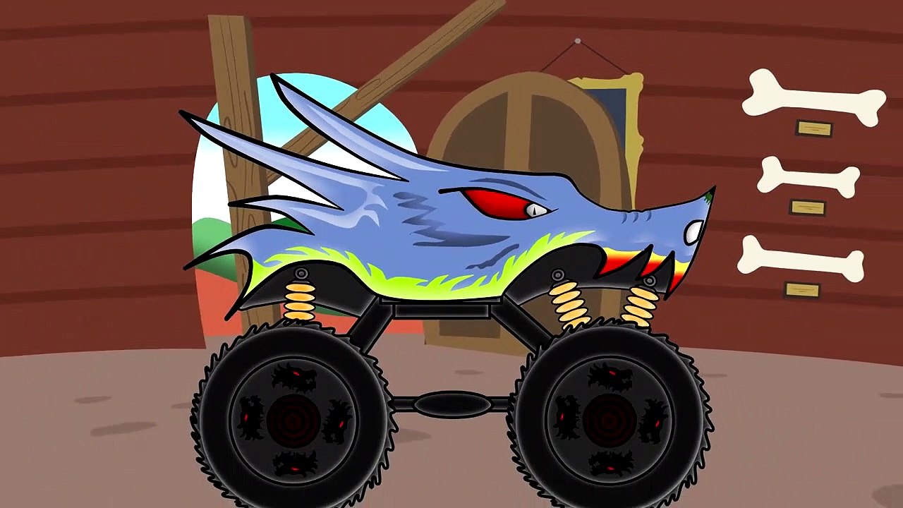 Monster Truck Astuces | Fairytales for children | Enfants les Contes de Trucs