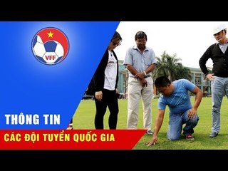 Chuyên gia khảo sát sân cỏ tự nhiên Trung tâm đào tạo bóng đá trẻ Việt Nam