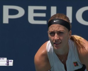 Miami - Garcia impuissante face à Kvitova