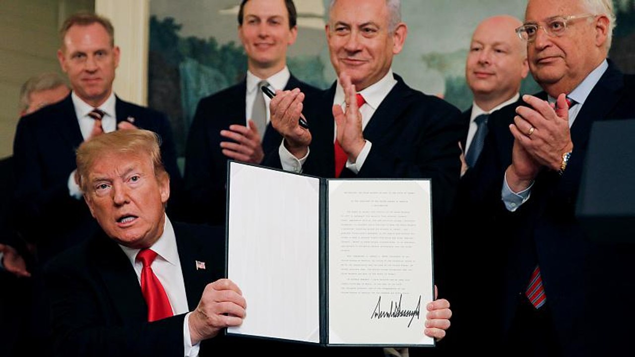 Golan : la décision contestée de Trump