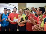Olympic Việt Nam được thưởng nóng tại khách sạn sau kỳ tích lọt vào bán kết ASIAD | VFF Channel