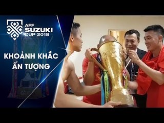 Độc: Đội tuyển Việt Nam uống bia bằng cúp vô địch trong phòng thay đồ | VFF Channel