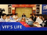 Chủ tịch LĐBĐVN Lê Khánh Hải làm việc với TTĐT Bóng đá trẻ Việt Nam| VFF Channel