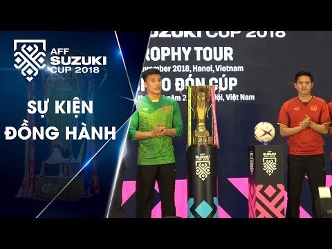 Tiến Dũng, Đức Chinh, Thanh Hào rạng rỡ trong Lễ chào đón Cúp tại Việt Nam | VFF Channel