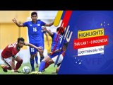 Đồng đội Xuân Trường lập cú đúp, U23 Thái Lan dễ dàng hạ gục U23 Indonesia | VFF Channel