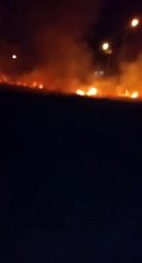 Morador registra incêndio ambiental no Julieta Bueno