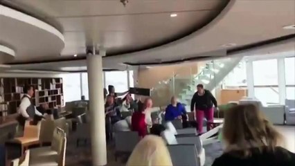 FRIGHTENING MOMENTS ON-BOARD THE VIKING SKY CRUISE SHIP