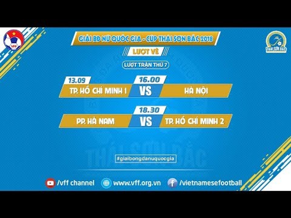FULL | TP HỒ CHÍ MINH 1 vs HÀ NỘI | LƯỢT VỀ GIẢI VĐQG NỮ CÚP THÁI SƠN BẮC 2018