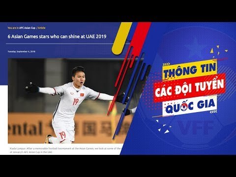 Quang Hải được AFC vinh danh là cậu bé vàng của bóng đá Việt Nam | VFF Channel