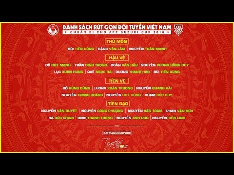 Danh sách rút gọn ĐTVN: Chia tay Minh Vương, Quốc Chí | VFF Channel