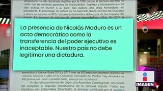 Intelectuales de México rechazan la visita de Nicolás Maduro en México | Noticias con Yuriria