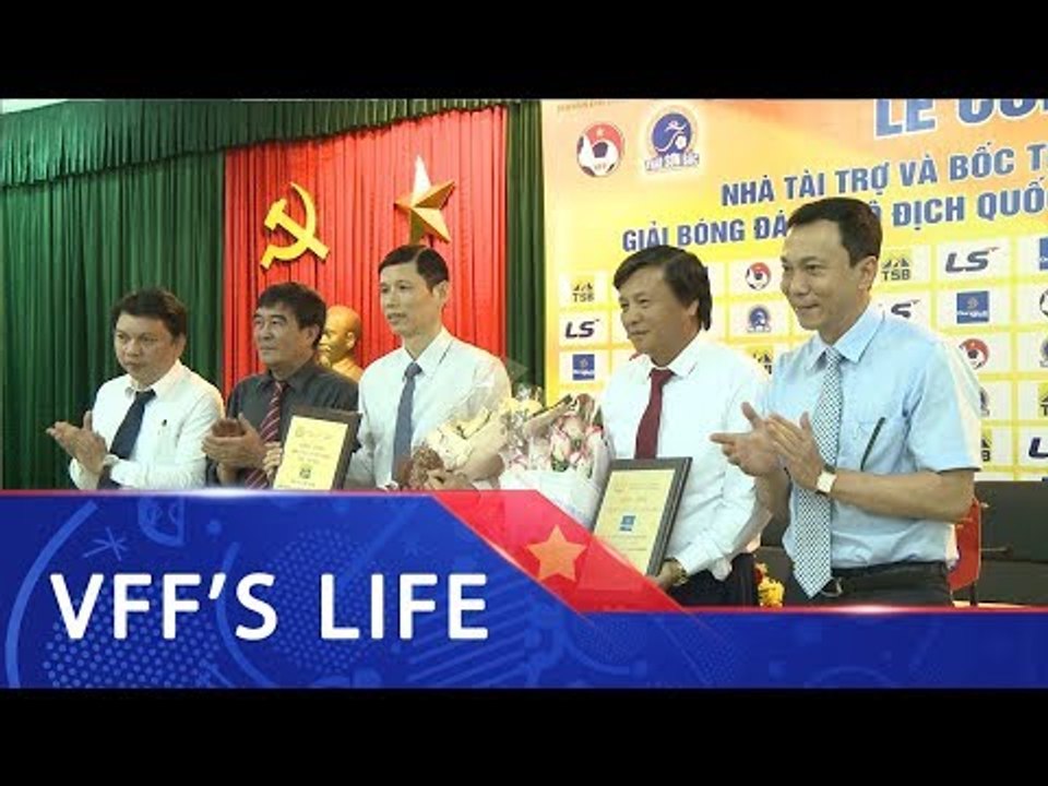 Lễ công bố nhà tài trợ và bốc thăm LTĐ giải nữ VĐQG cúp Thái Sơn Bắc 2018 | VFF Channel