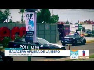 Balacera cerca de la Ibero; joven que estaba comiendo perdió la vida | Noticias con Zea