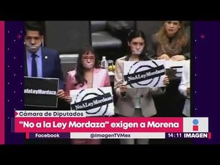 "No a la ley Mordaza" Protestan contra ley que propone MORENA | Noticias con Yuriria