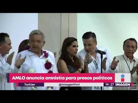López Obrador anuncia amnistía a presos políticos para el 1 de diciembre | Noticias con Yuriria