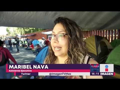 Maestros se manifiestan en contra de la Reforma Educativa y bloquean la entrada a San Lázaro