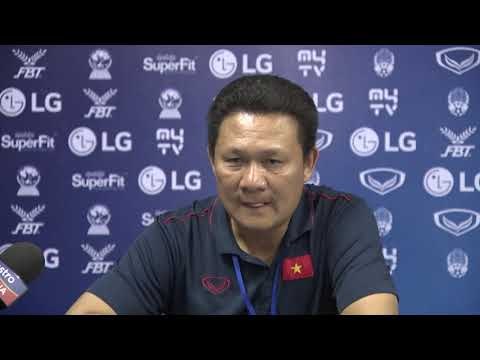 HLV Nguyễn Quốc Tuấn không hài lòng với tổ trọng tài điều khiển trận bán kết | VFF Channel