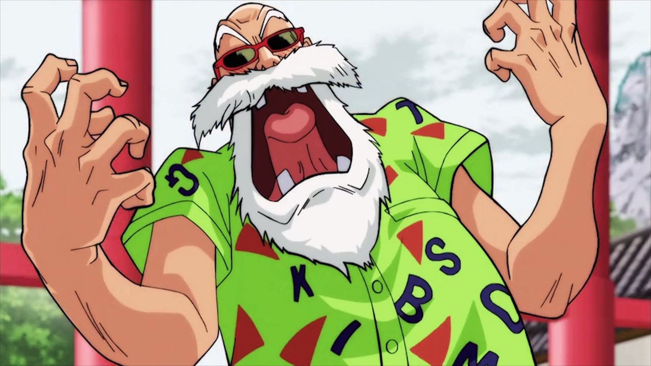 Goku and Tien Vs. Master Roshi!! Tien and Master Roshi Join Goku's Team!!